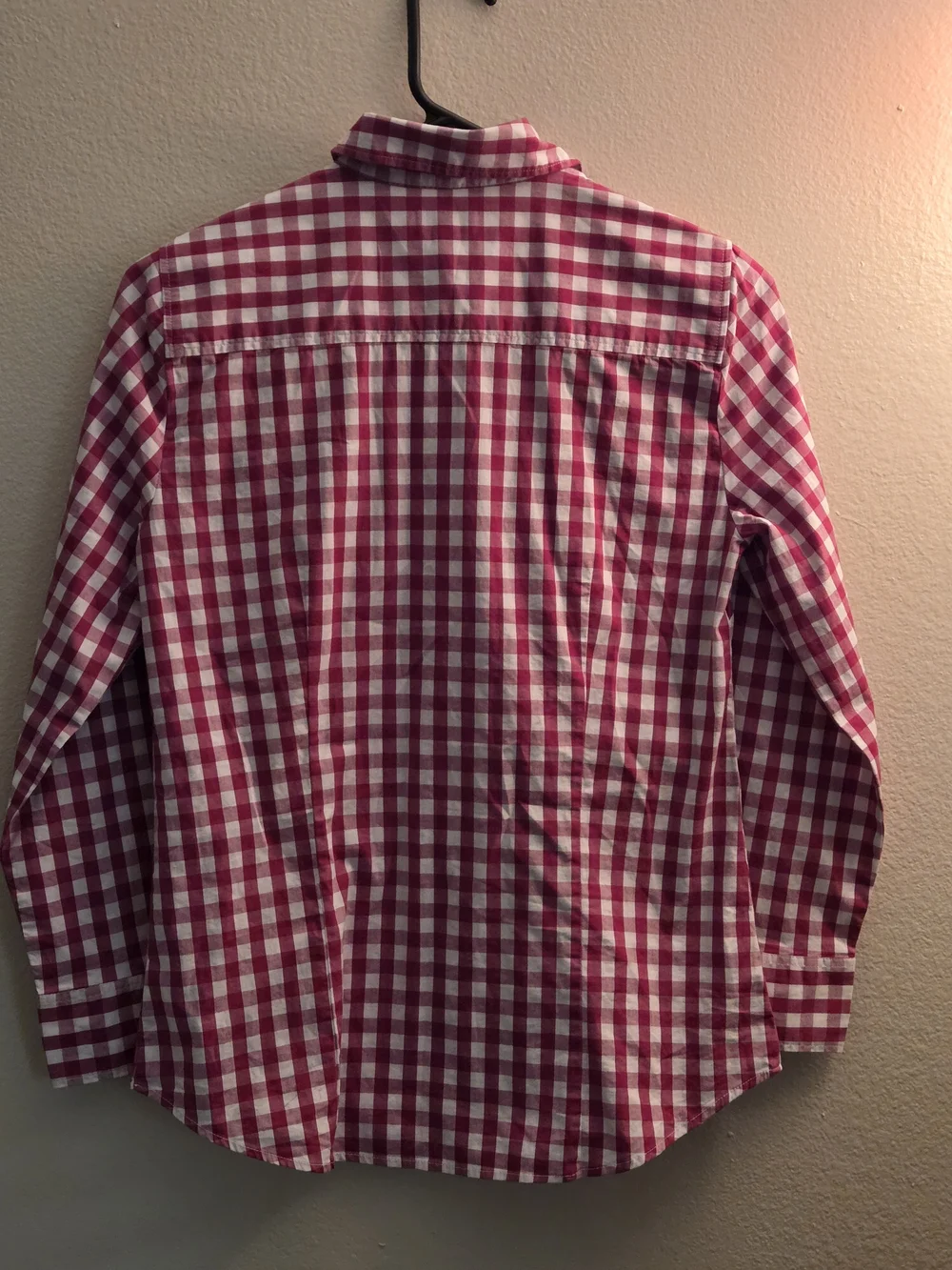 J. Crew Red Gingham Button-Up Shirt - Womens